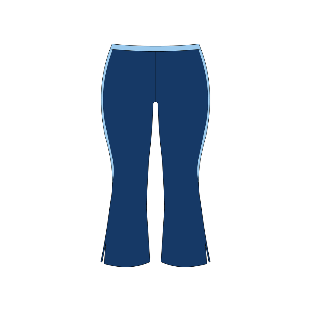 Angel Capri Leggings - Blue Crush