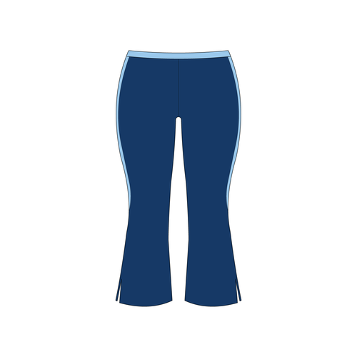 Angel Capri Leggings - Blue Crush